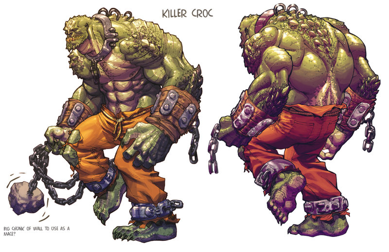 Illustration for article titled Visions of the Dark Knight in unreleased Arkham Asylum concept art
